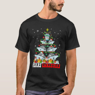 Camiseta Feliz Navidad Reindeer Elf Santa Cruise Ships Xm
