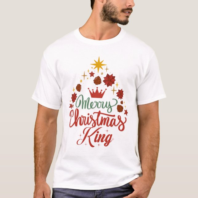 Camiseta Feliz Navidad Rey (Anverso)
