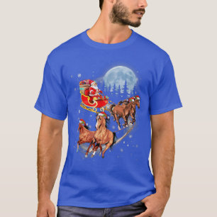 Camiseta Feliz Navidad Riendo Caballo Santa Fun