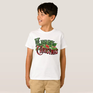 Camiseta Feliz Navidad Rojo y Verde