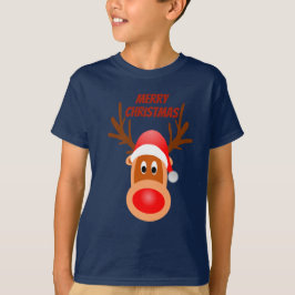 Camiseta Feliz Navidad Rudolph tee