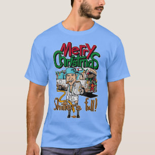 Camiseta Feliz Navidad RV Camping Shitters Completo Gracios