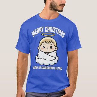 Camiseta FELIZ NAVIDAD SALVADOR EN PAÑALES Ba famil