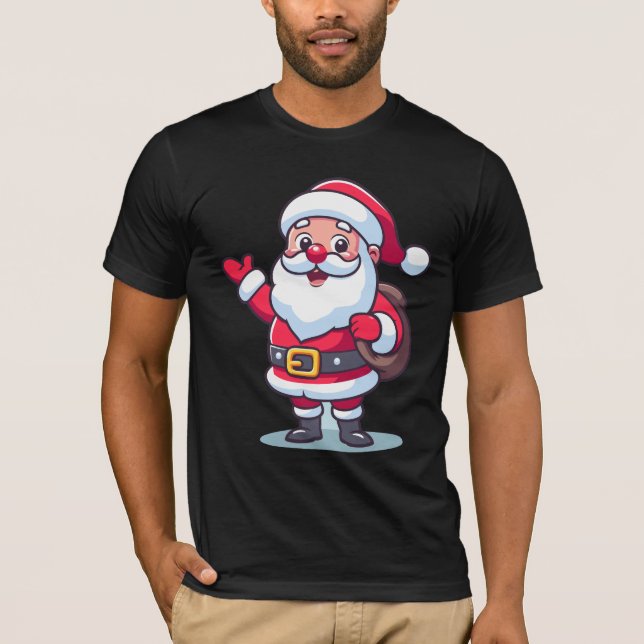 Camiseta Feliz Navidad Santa (Anverso)