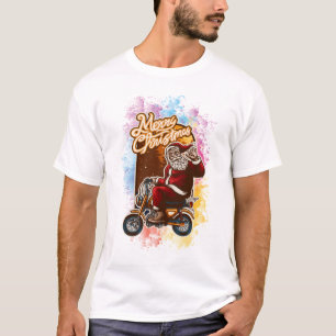 Camiseta Feliz Navidad Santa