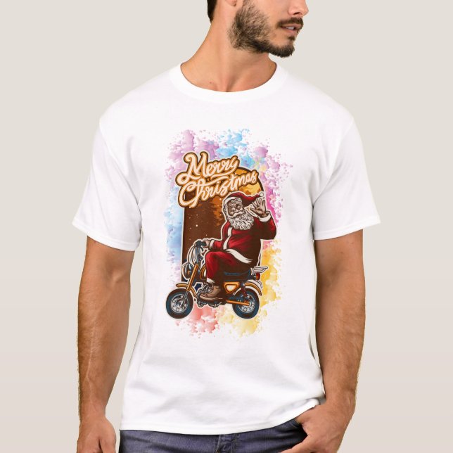 Camiseta Feliz Navidad Santa (Anverso)