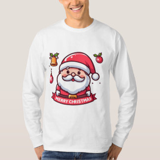 Camiseta Feliz Navidad Santa
