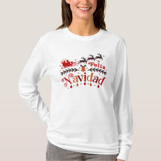 Camiseta Feliz Navidad Santa