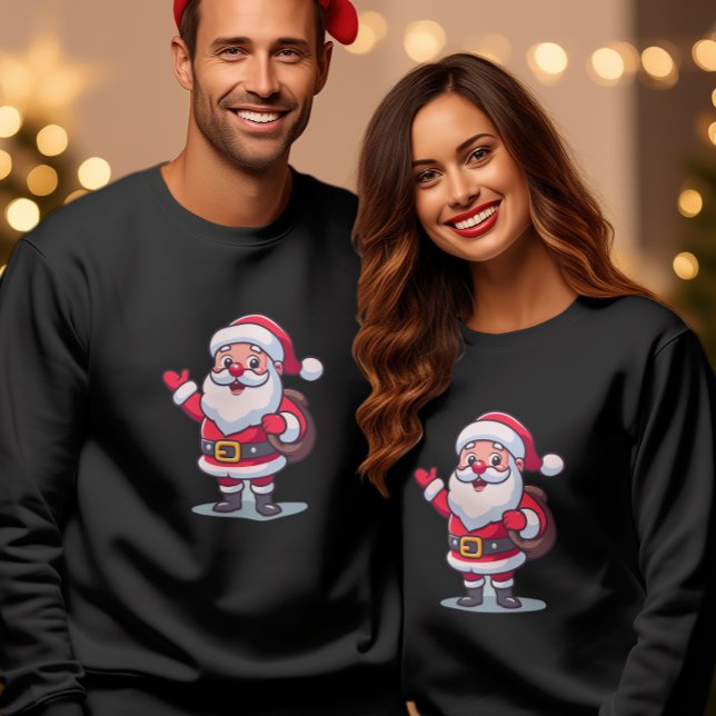 Camiseta Feliz Navidad Santa (Subido por el creador)