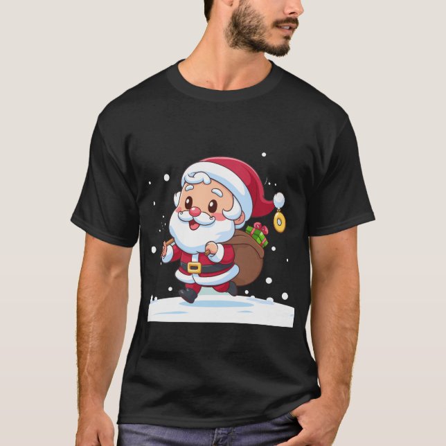 Camiseta Feliz Navidad Santa (Anverso)