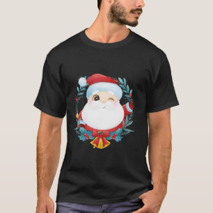 Camiseta Feliz Navidad Santa Claus Long Sleeve