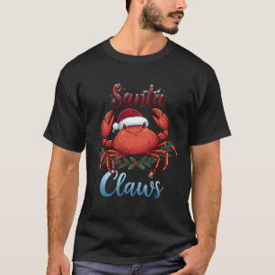Camiseta Feliz Navidad Santa Claus Trineo Copos de nieve