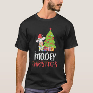Camiseta Feliz Navidad Santa Claus Vaca Novilla Granja Gran