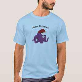 Camiseta ¡Feliz Navidad! Santa Elefante