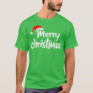 Camiseta Feliz Navidad Santa Hat 2