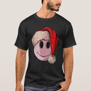 Camiseta Feliz Navidad Santa Hat Happy Face Team Santa El