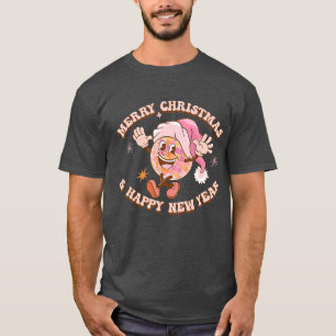 Camiseta Feliz Navidad Santa Ho Ho Ho Ho Navidades Ball Orn