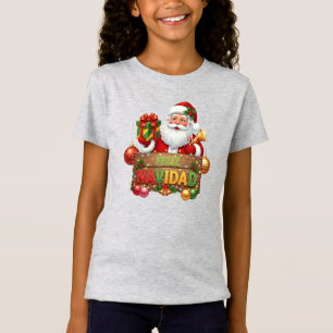Camiseta Feliz Navidad Santa Navidad