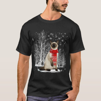 Camiseta Feliz Navidad Santa Ragdoll Siamese Cat Christma