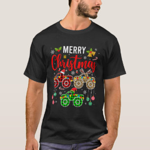 Camiseta Feliz Navidad Santa Reno Elfo Camiones Monstruo