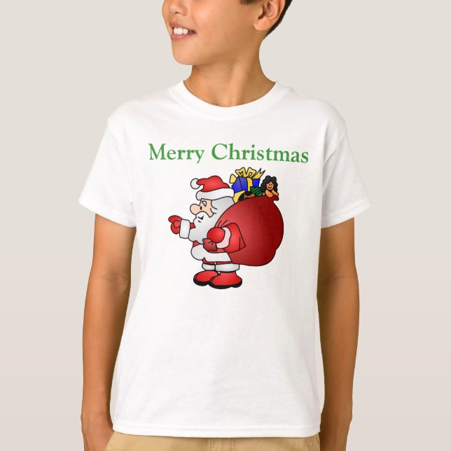 Camiseta Feliz Navidad Santa Shirt (Anverso)