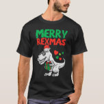 Camiseta Feliz Navidad Santa Trex Dino Toddler Boys Christm<br><div class="desc">Merry Rexmas Santa Trex Dino Toddler Niños Navidades PJs Niños.</div>