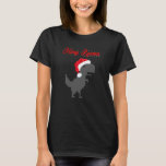 Camiseta Feliz Navidad Santa Trex Dino Toddler Boys Christm<br><div class="desc">Merry Rexmas Santa Trex Dino Niños Navidades Pjs Niños.</div>