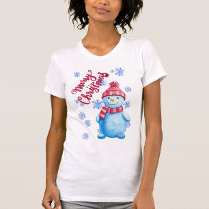 Camiseta Feliz Navidad Snowman