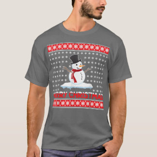 Camiseta Feliz Navidad Snowman