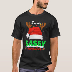 Camiseta Feliz Navidad Soy la fresca luz de reno navidad