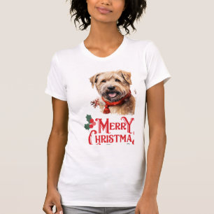 Camiseta Feliz Navidad Staffordshire Bull Terrier