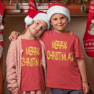 Camiseta Feliz Navidad Starry Night Chicas y chicos