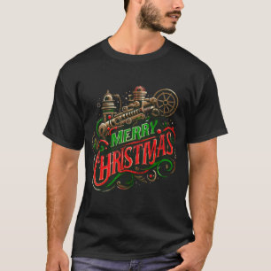 Camiseta Feliz Navidad steampunk