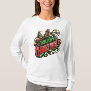 Camiseta Feliz Navidad steampunk