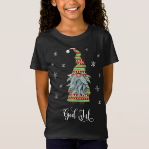 Camiseta Feliz Navidad Sueco Dios Jul Tomte Gnome