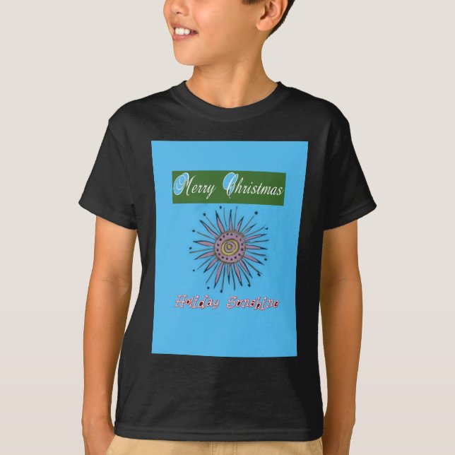 Camiseta Feliz Navidad Sunshine Holiday (Anverso)
