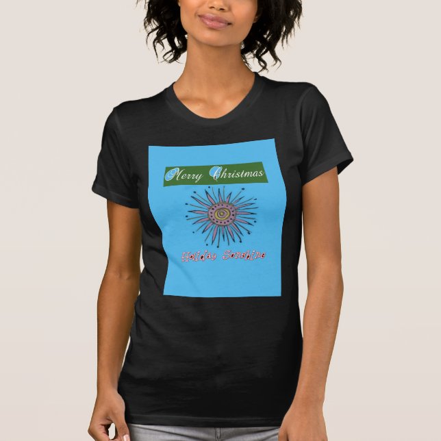 Camiseta Feliz Navidad Sunshine Holiday (Anverso)
