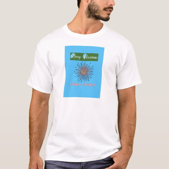 Camiseta Feliz Navidad Sunshine Holiday.png (Anverso)