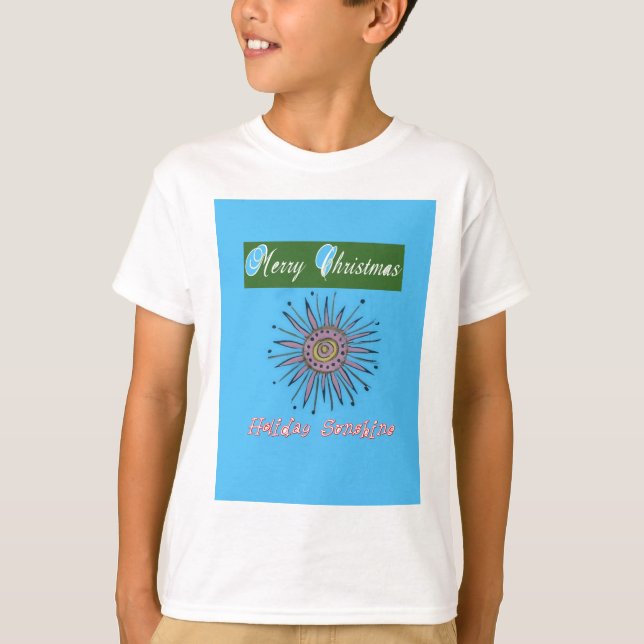 Camiseta Feliz Navidad Sunshine Holiday.png (Anverso)