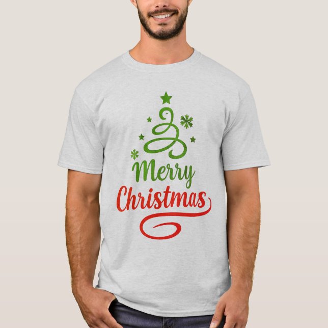 Camiseta 🎄 Feliz Navidad Tee - Personalizable gratis (Anverso)
