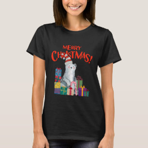 Camiseta Feliz Navidad Tess Temporada Festiva Oso Polar