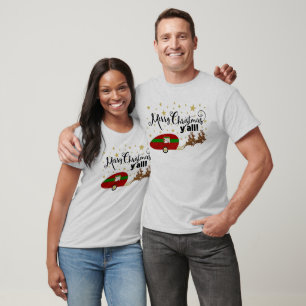 Camiseta Feliz Navidad, tipografía de citas bonitas