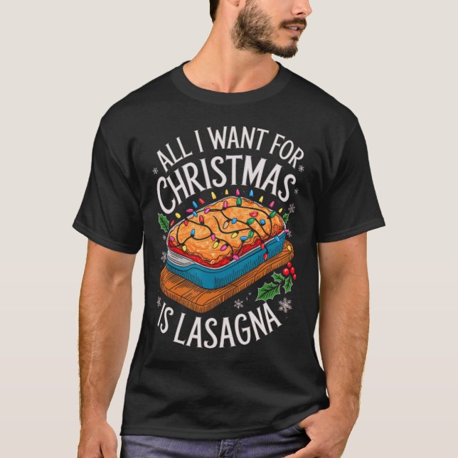 Camiseta Feliz Navidad Todo Lo Que Quiero De Los Navidades  (Anverso)