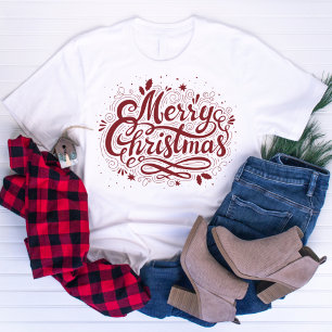 Camiseta Feliz Navidad Tradiciones clásicas