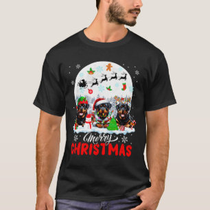 Camiseta Feliz Navidad Tres Reinos de Santa Elf Rottweile