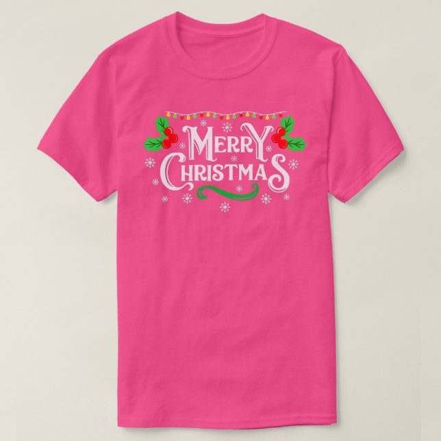 Camiseta Feliz Navidad TShirt1 (Diseño del anverso)