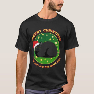 Camiseta Feliz Navidad Tu Regalo Está En La Camioneta Cat