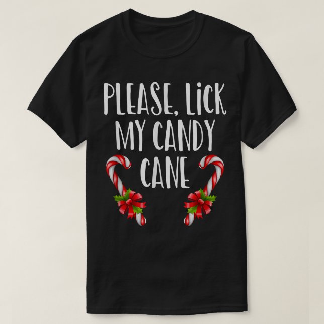 Camiseta Feliz Navidad UglyXMas Candy de ropa de Papá Noel (Diseño del anverso)