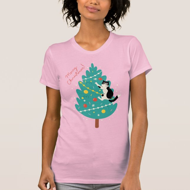 Camiseta Feliz Navidad - Un Navidad perfecto escalar (Anverso)