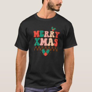 Camiseta Feliz Navidad Vibraciones Divertidas Familia Papá